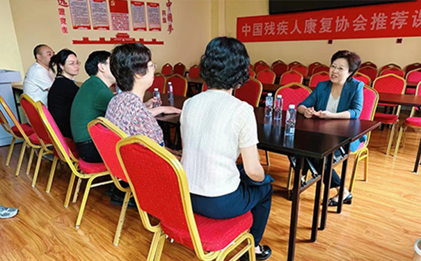 热烈欢迎中国残联领导到访博爱康复机构视察工作
